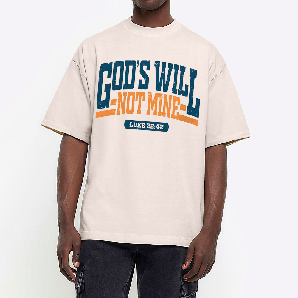 God's Will Christian Washed T-Shirt