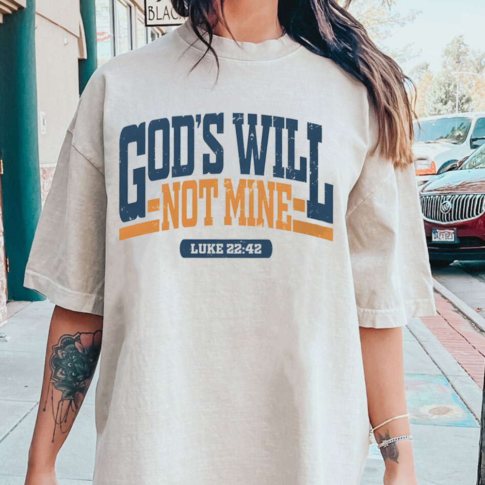 God's Will Christian Washed T-Shirt