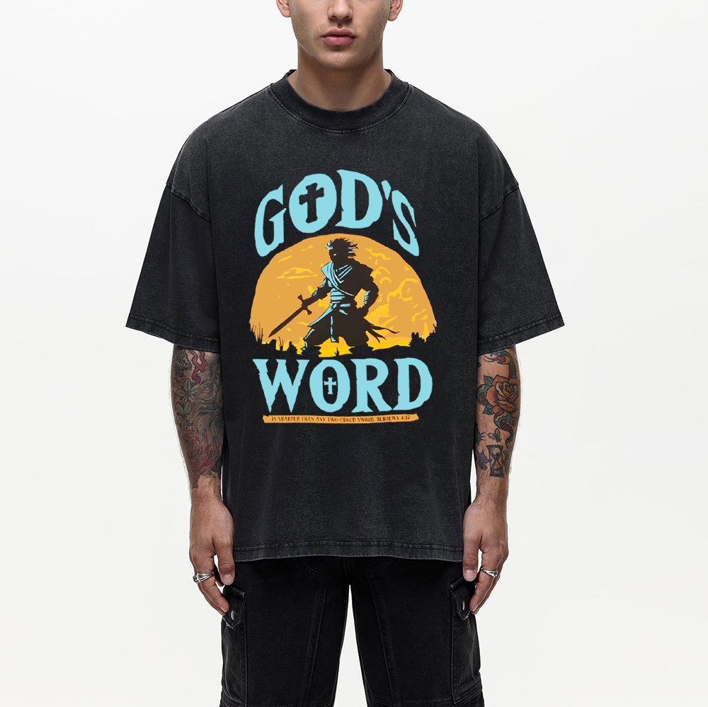 God's Word  Christian WashedT-Shirt
