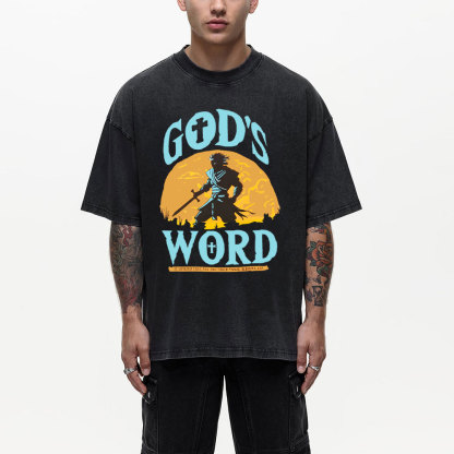 God's Word  Christian WashedT-Shirt