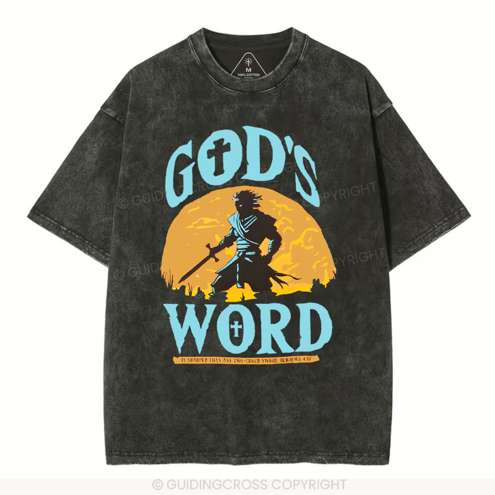 God's Word  Christian WashedT-Shirt