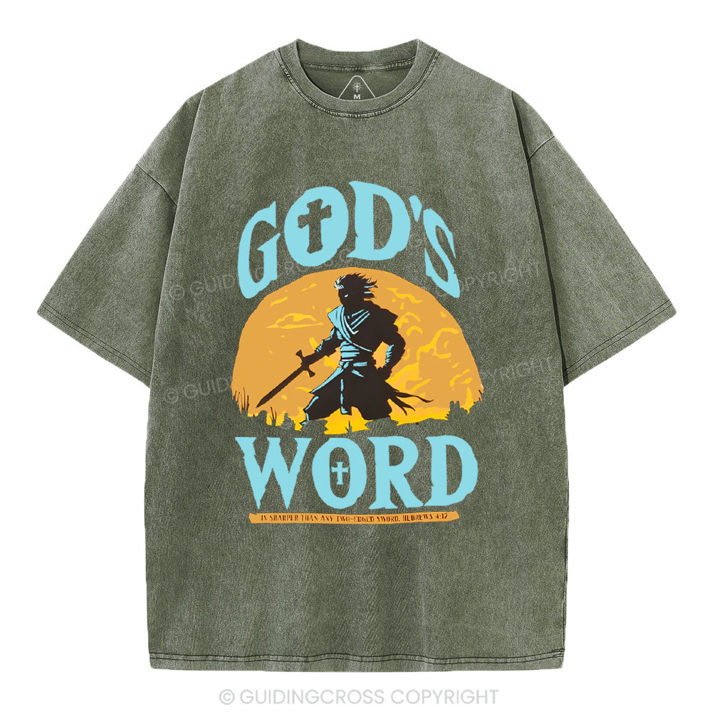 God's Word  Christian WashedT-Shirt