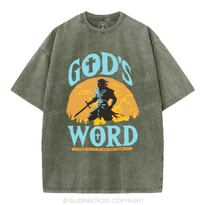 God's Word  Christian WashedT-Shirt