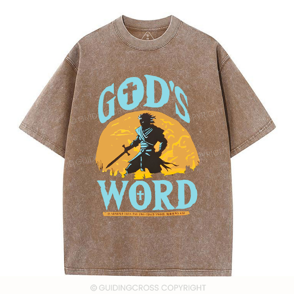 God's Word  Christian WashedT-Shirt