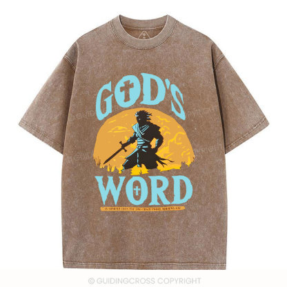 God's Word  Christian WashedT-Shirt