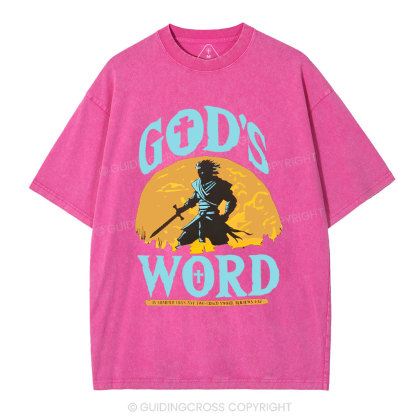 God's Word  Christian WashedT-Shirt