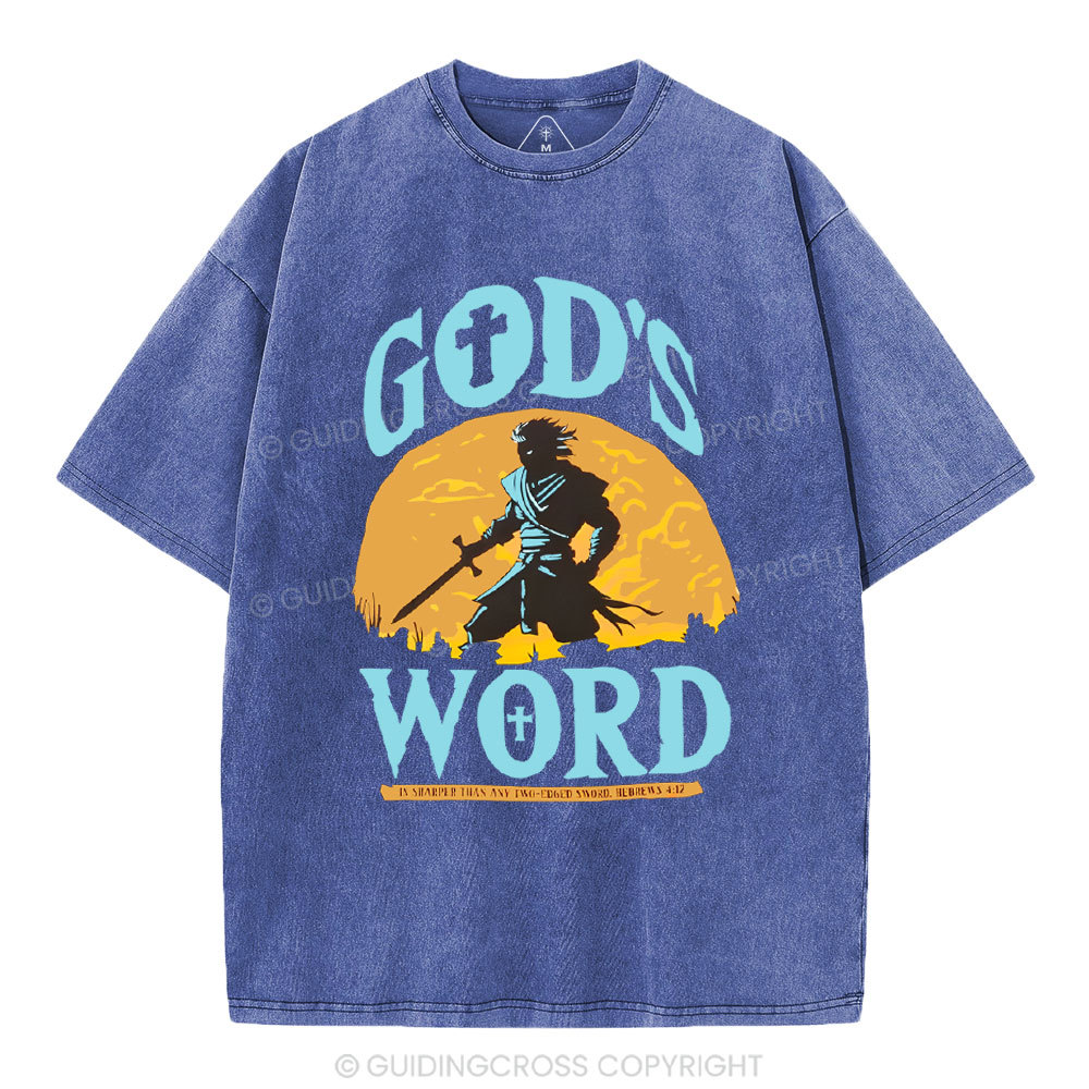 God's Word  Christian WashedT-Shirt
