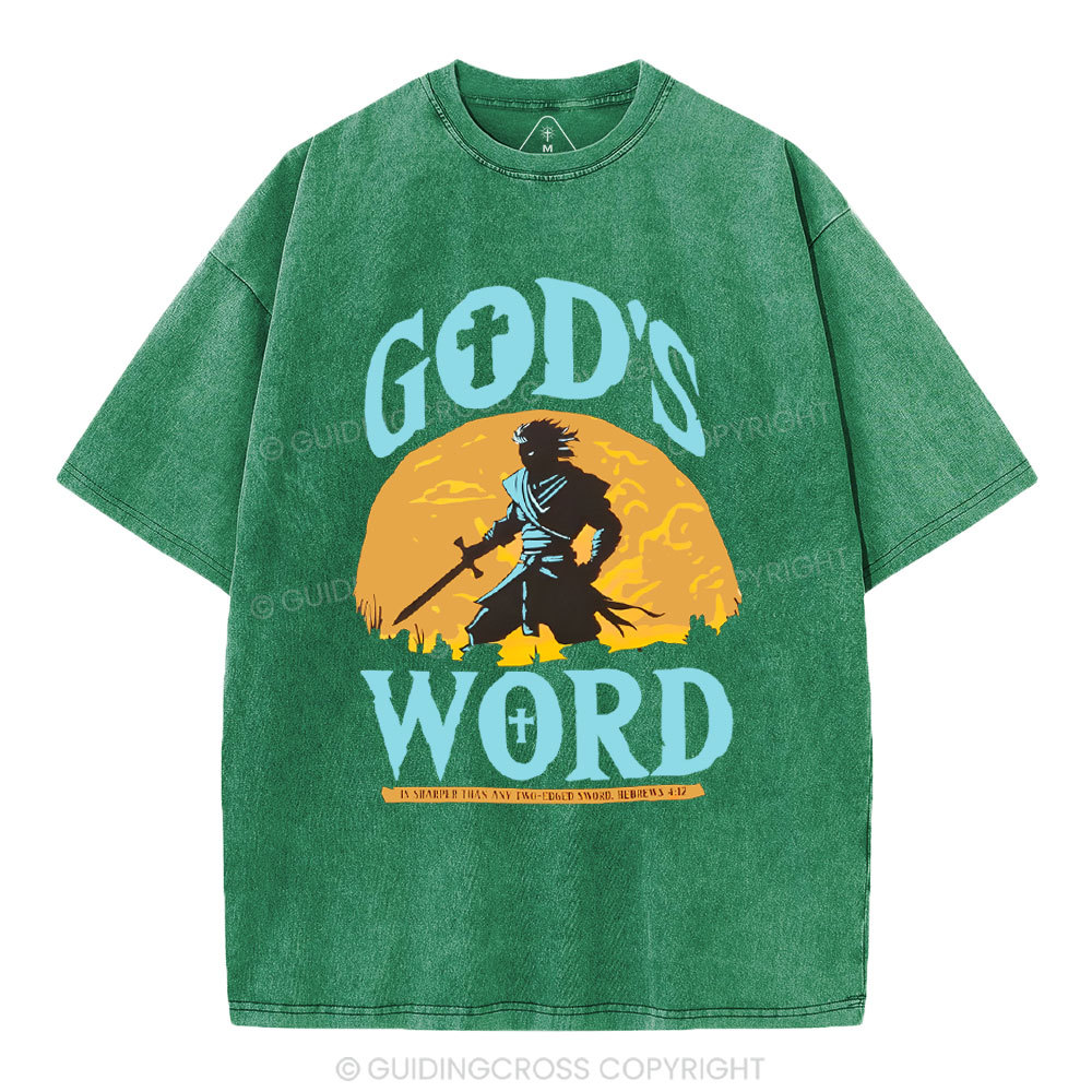 God's Word  Christian WashedT-Shirt