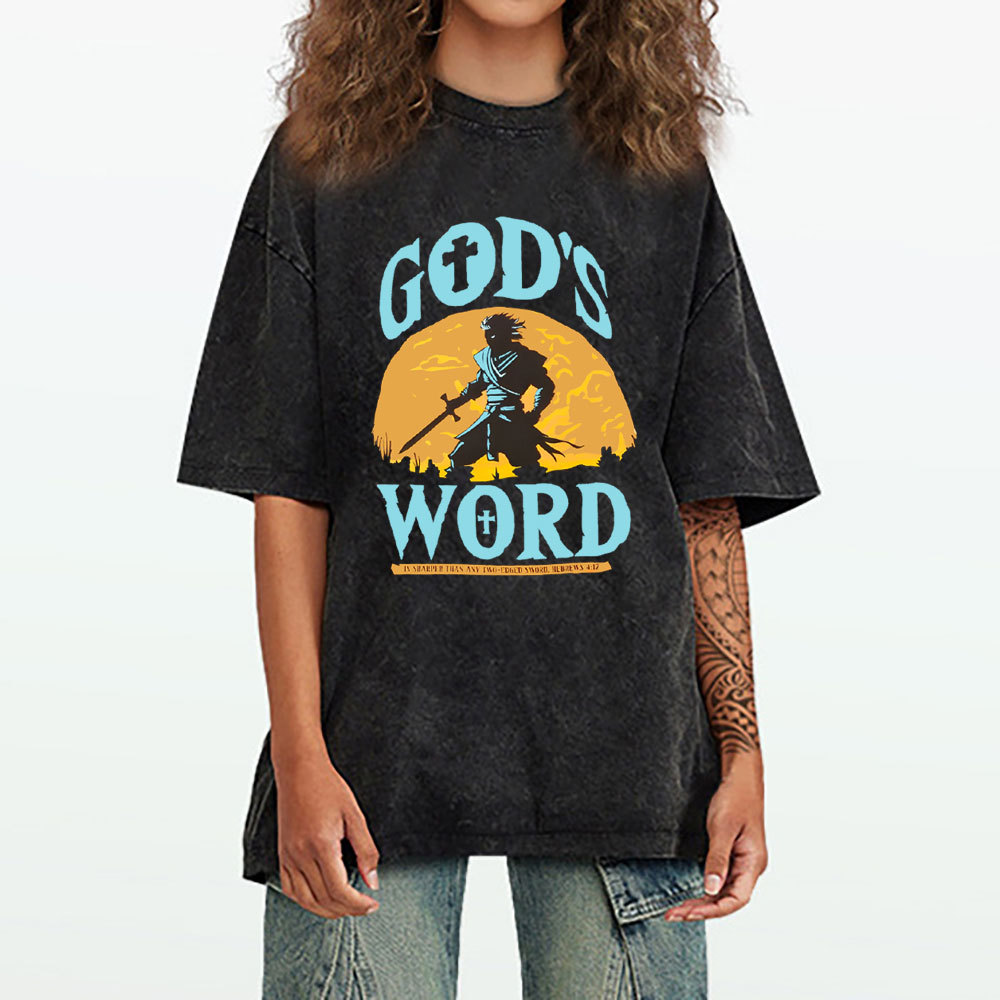 God's Word  Christian WashedT-Shirt
