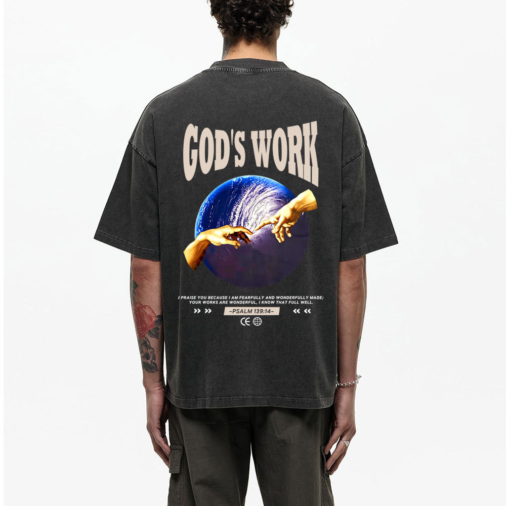 God's Work Christian Washed T-Shirt