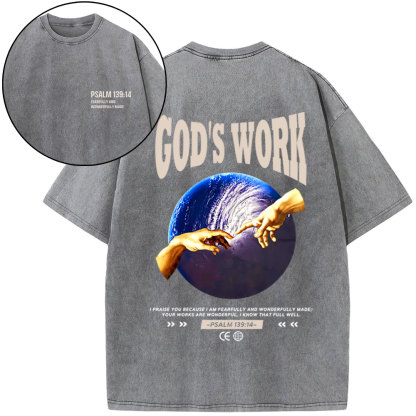 God's Work Christian Washed T-Shirt