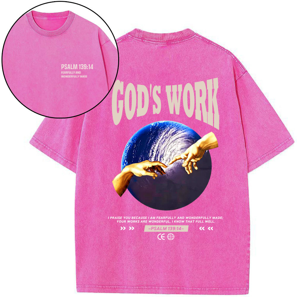 God's Work Christian Washed T-Shirt