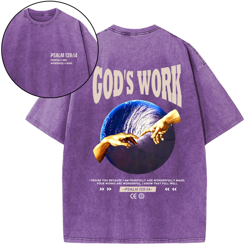 God's Work Christian Washed T-Shirt