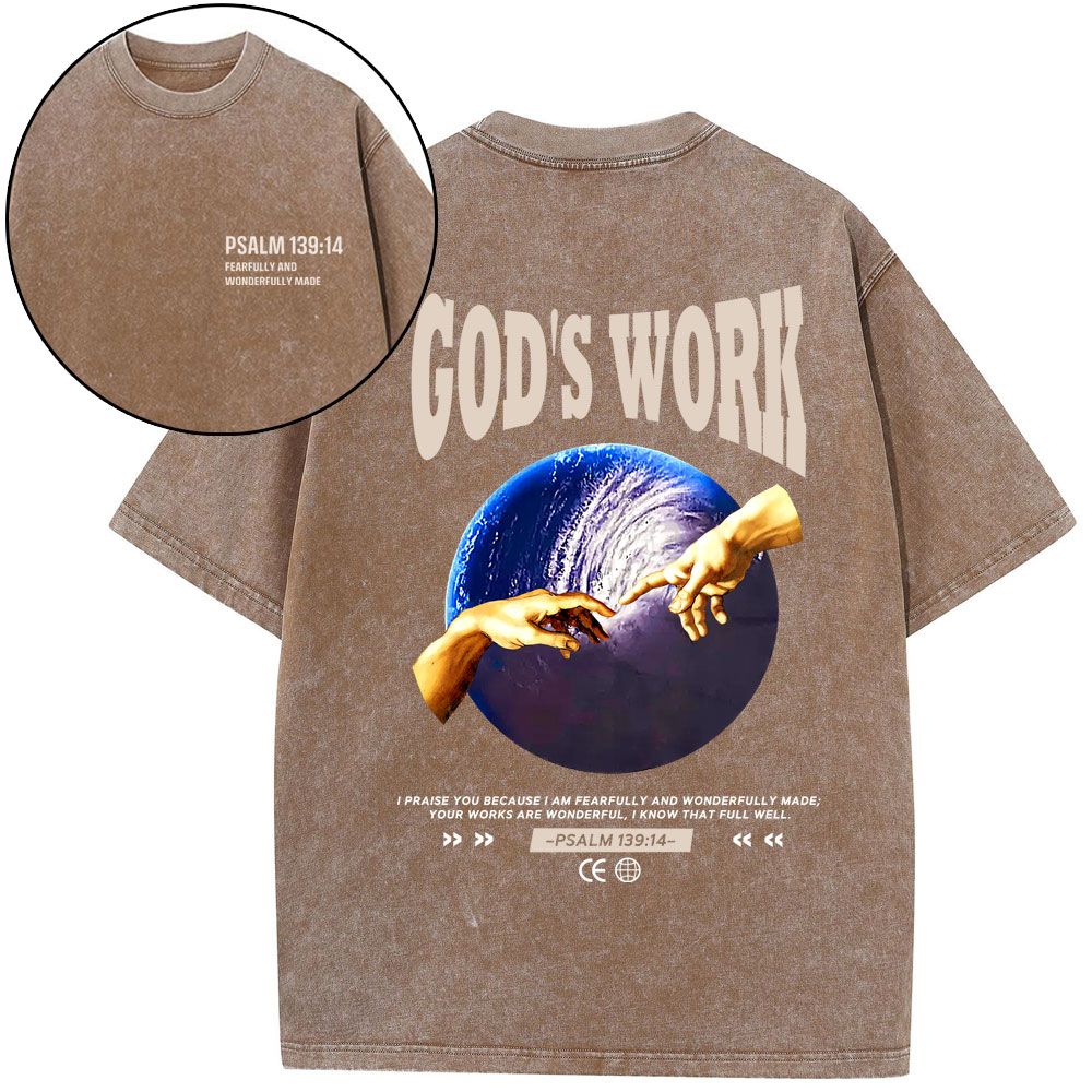God's Work Christian Washed T-Shirt