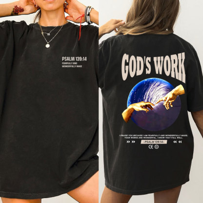God's Work Christian Washed T-Shirt
