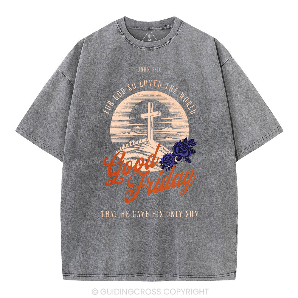 Good Friday Christian Washed T-Shirt