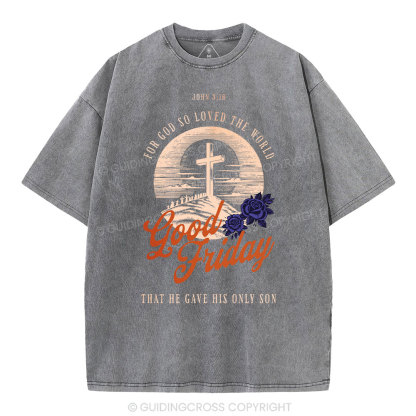 Good Friday Christian Washed T-Shirt
