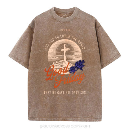 Good Friday Christian Washed T-Shirt