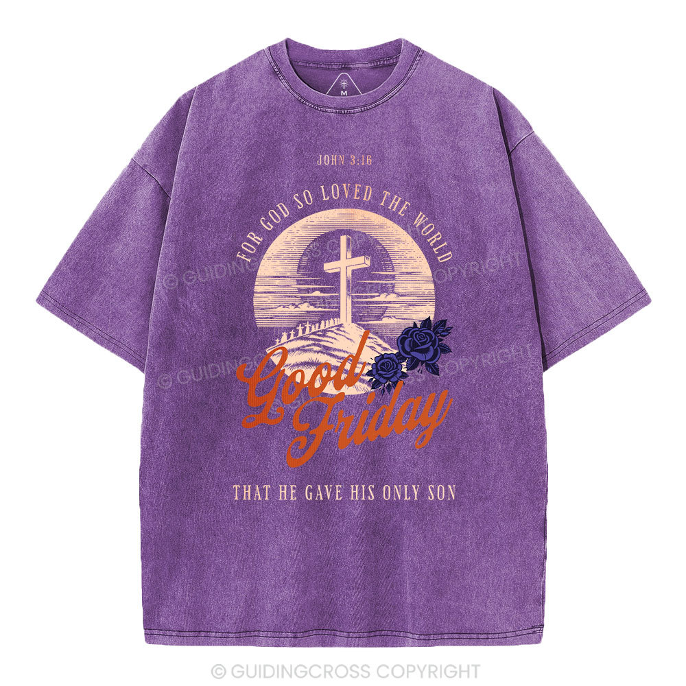 Good Friday Christian Washed T-Shirt