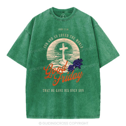 Good Friday Christian Washed T-Shirt