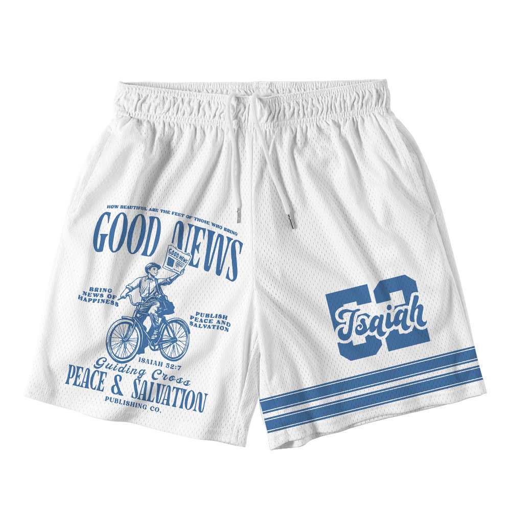 Good News Christian Mesh Shorts