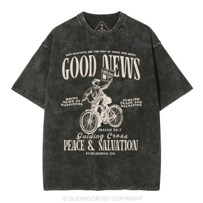 Good News Christian Washed T-Shirt