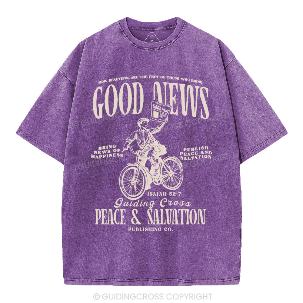Good News Christian Washed T-Shirt