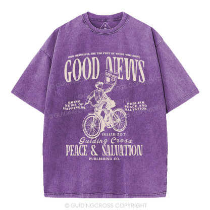 Good News Christian Washed T-Shirt