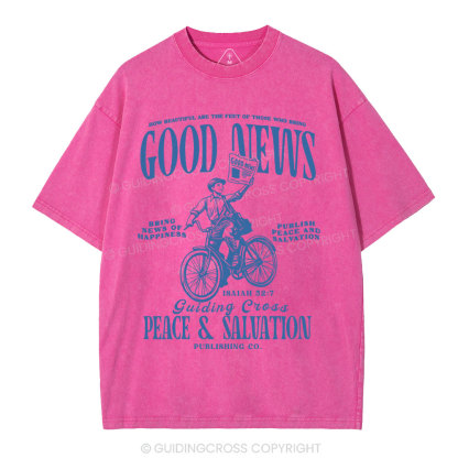 Good News Christian Washed T-Shirt