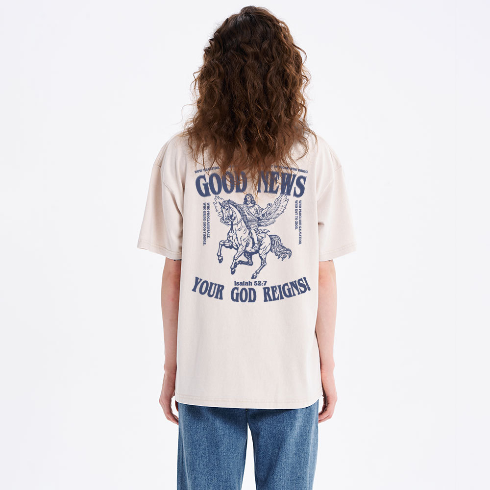 Good News Christian Washed T-Shirt