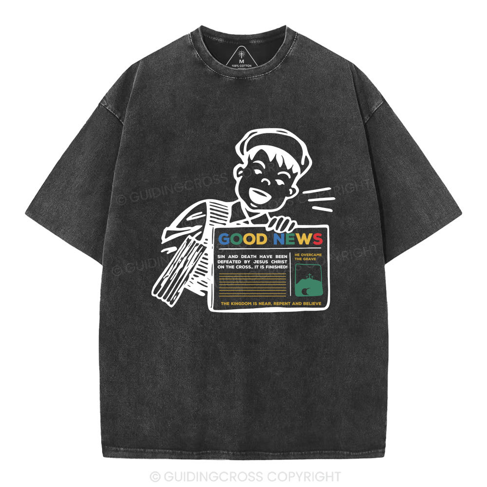 New-Sample Christian Washed T-Shirt Sale - GuidingCross