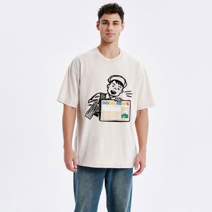 Good News Christian Washed T-Shirt