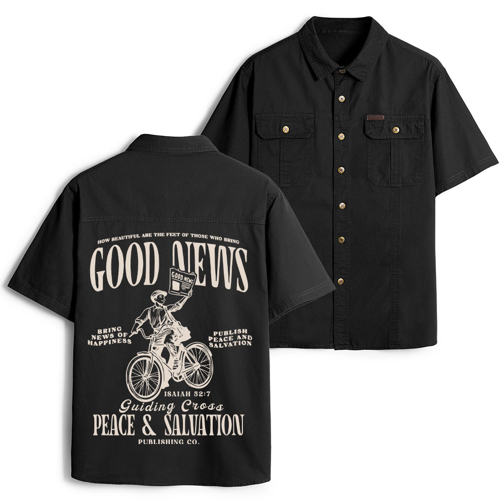 Good News Christian Work Shirt