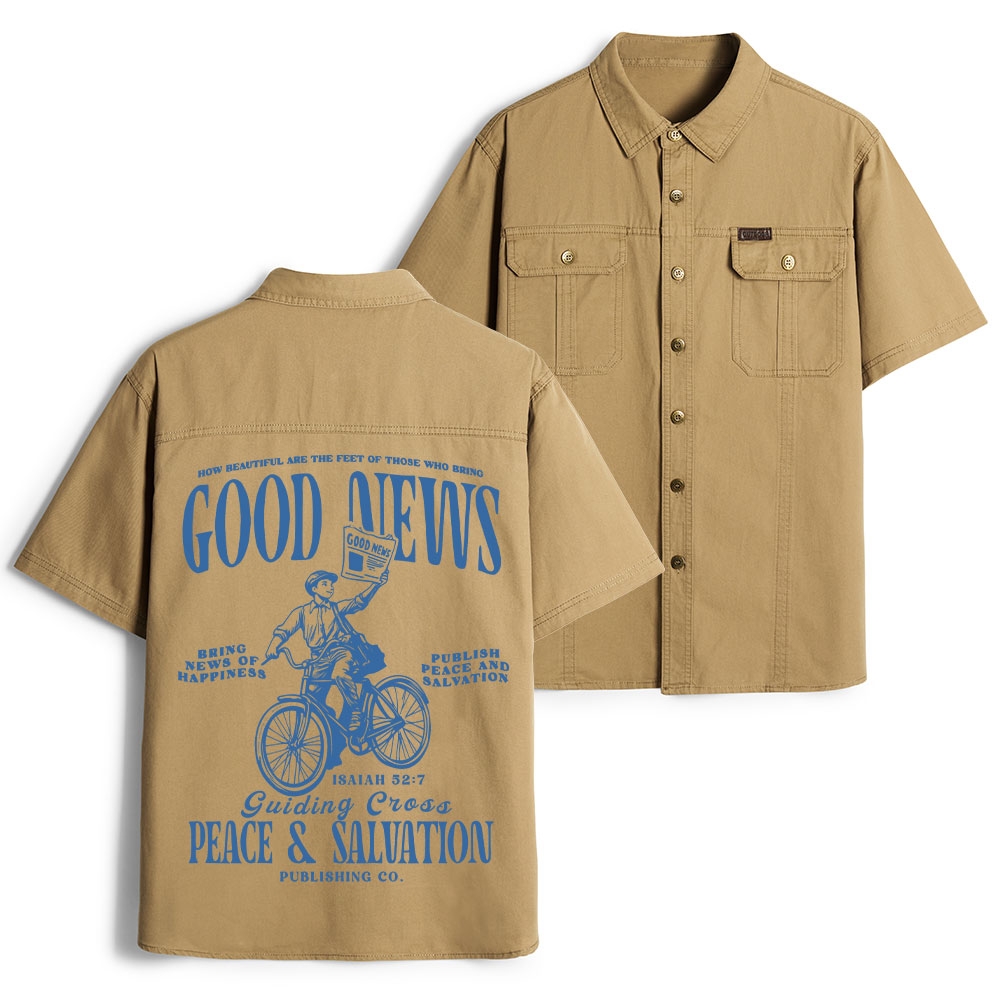 Good News Christian Work Shirt
