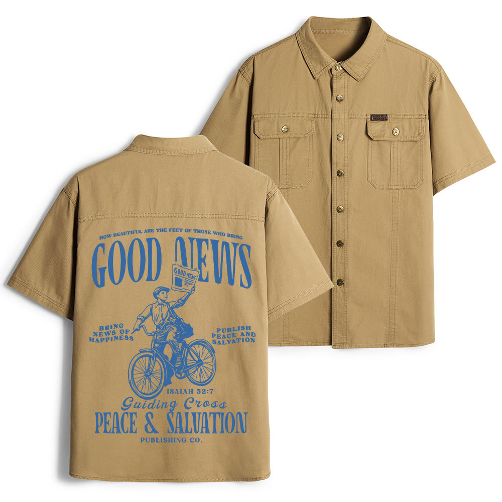 Good News Christian Work Shirt