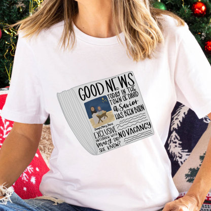 Good News Christmas Christian T-Shirt