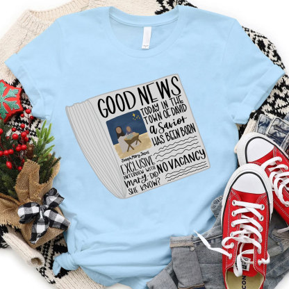 Good News Christmas Christian T-Shirt