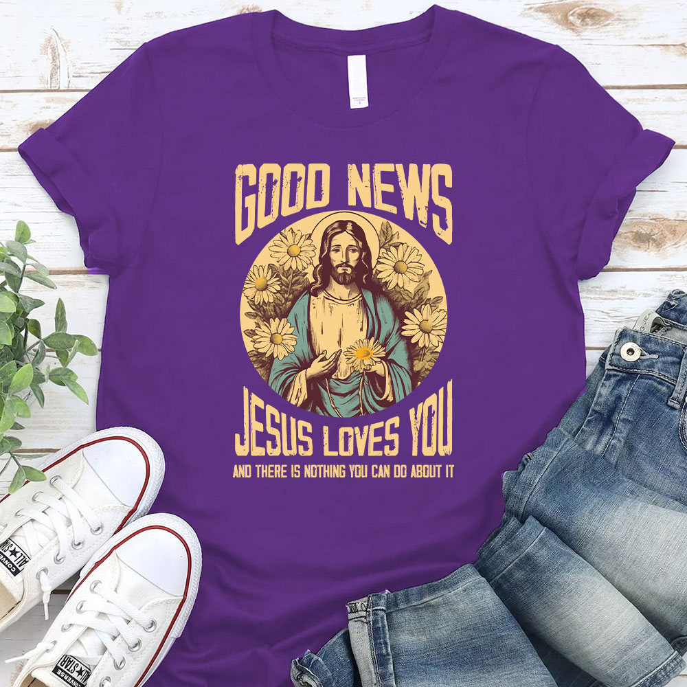 Good News  Jesus Love You Christian T-Shirt