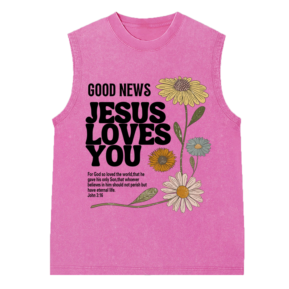 Kind Words Are Like Honey Christian Washed Sleeveless Tee Sale-GuidingCross