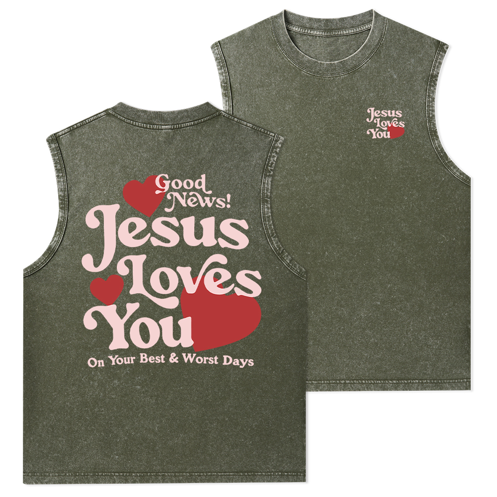 Sample Christian Washed Tank Top Sale - GuidingCross