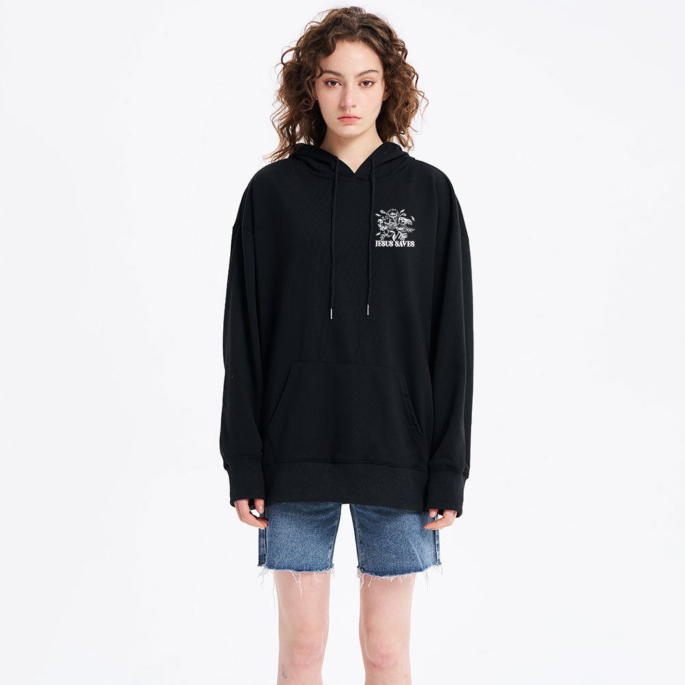 Good News Jesus Saves Classic Christian Hoodie