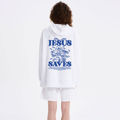Good News Jesus Saves Classic Christian Hoodie