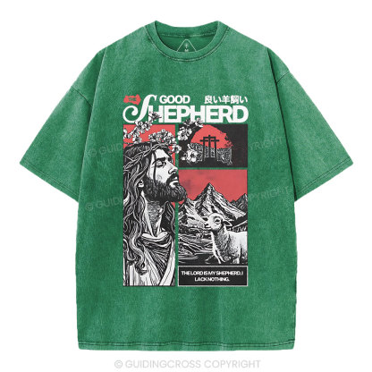 Good Shepherd Christian Washed T-Shirt