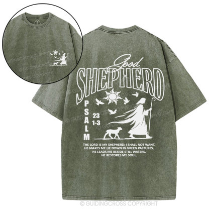 Good Shepherd Christian Washed T-Shirt
