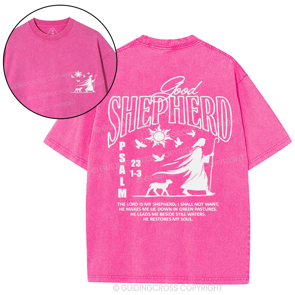 Good Shepherd Christian Washed T-Shirt