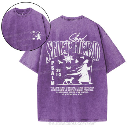 Good Shepherd Christian Washed T-Shirt
