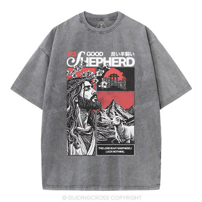 Good Shepherd Christian Washed T-Shirt