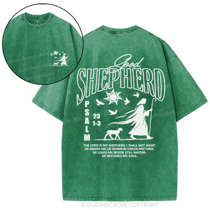 Good Shepherd Christian Washed T-Shirt