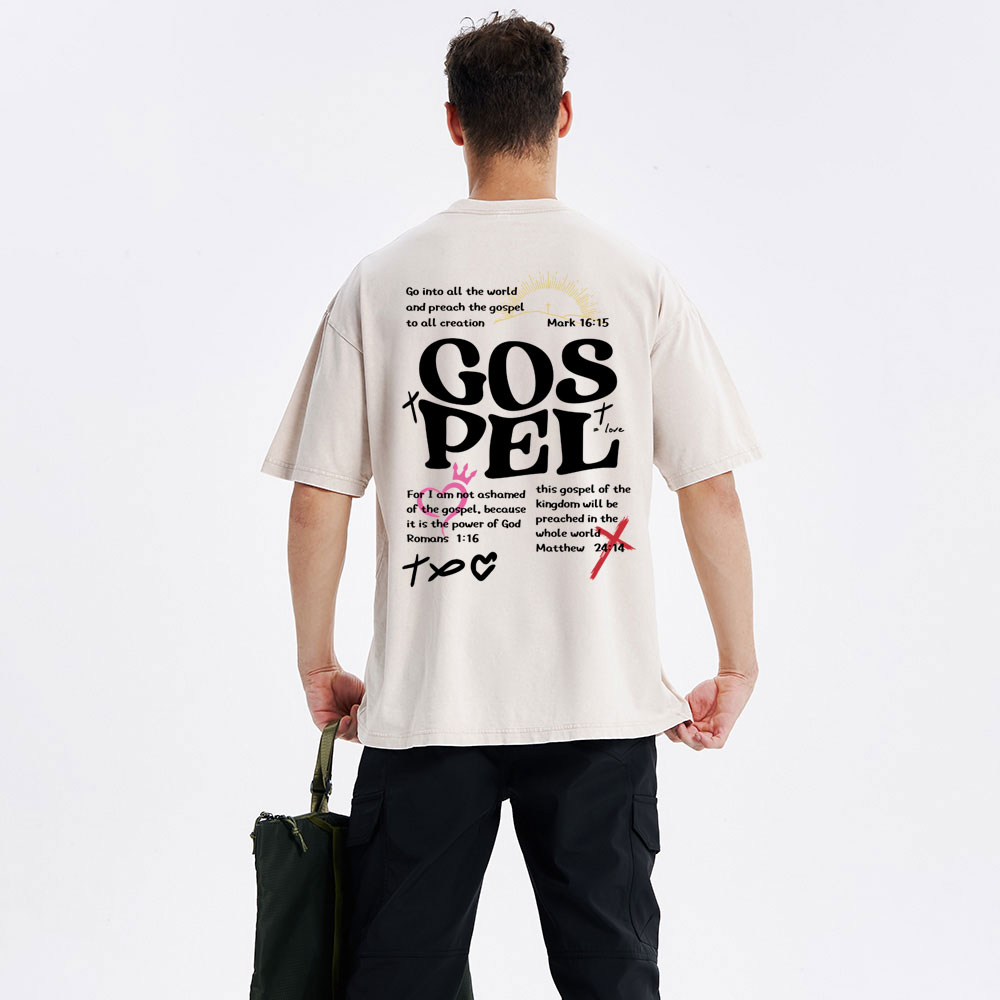 Gospel Christian Washed T-Shirt