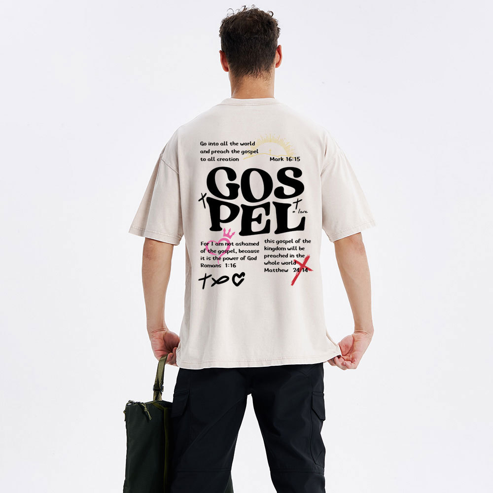 Gospel Christian Washed T-Shirt